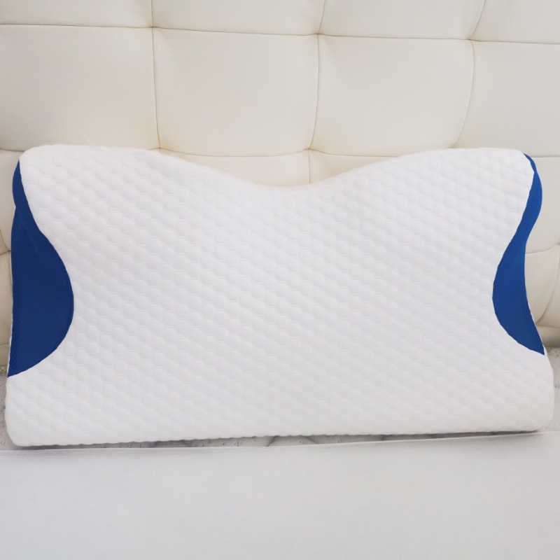 Diseño de mariposa para la almohada de forma de memoria lateral